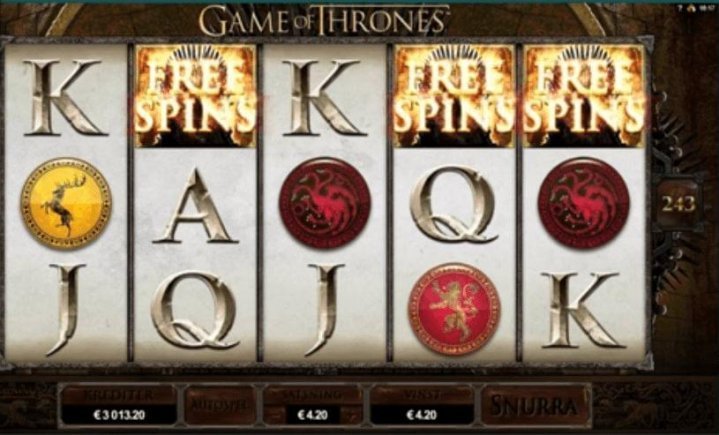 free game of thrones slot machine