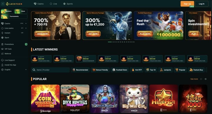 LuckyGem Casino 1