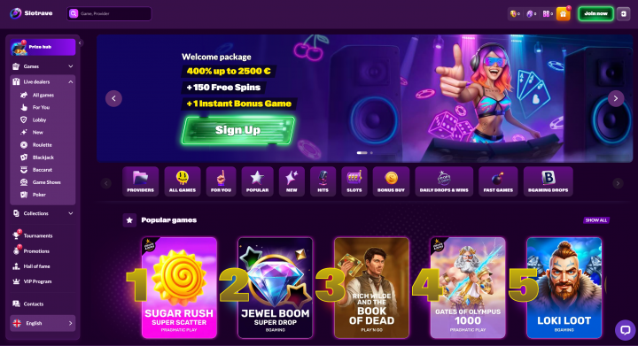 SlotRave Casino 1