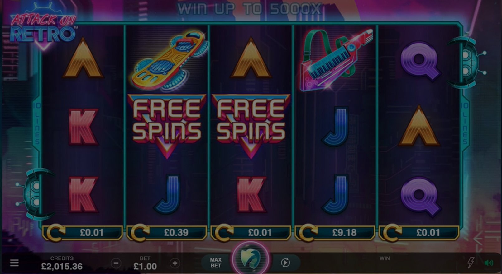 Attack on Retro Slot Game | Free Play & Bonus Spins