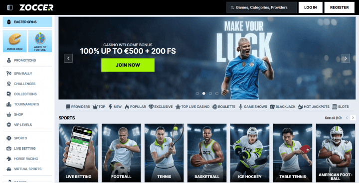 Zoccer Casino 1
